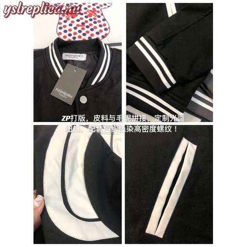 Fake YSL Yves Saint Laurent #97950 Unisex Fashion Jackets 3