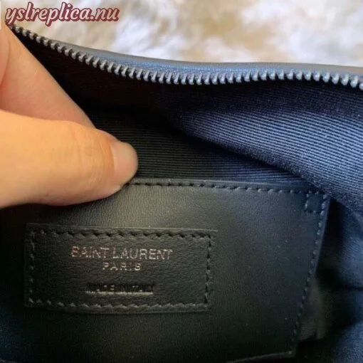 Replica YSL Fake Saint Laurent Black Monogram Heart Cross Body Bag 7