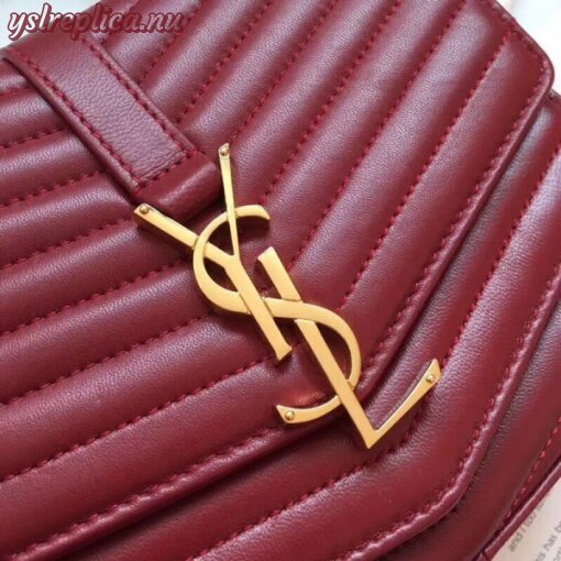 Replica YSL Fake Saint Laurent Small Sulpice Bag In Red Matelasse Leather 6