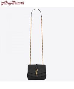 Replica YSL Fake Saint Laurent Small Sulpice Bag In Black Matelasse Leather