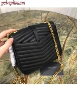 Replica YSL Fake Saint Laurent Small Sulpice Bag In Black Matelasse Leather 2