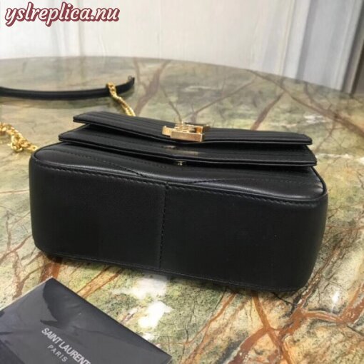 Replica YSL Fake Saint Laurent Small Sulpice Bag In Black Matelasse Leather 3