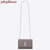 Replica YSL Fake Saint Laurent Small Kate Bag In Fog Grained Leather