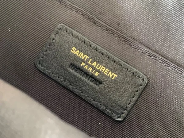 Replica YSL Fake Saint Laurent Lou Camera Bag In White Leather 8