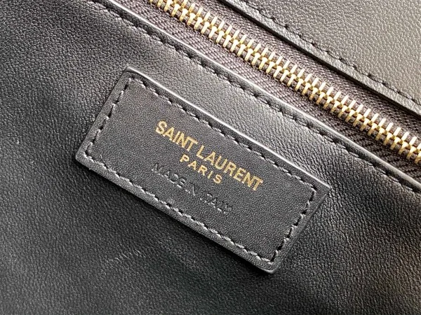 Replica YSL Fake Saint Laurent Le Maillon Bag In Black Calfskin 3