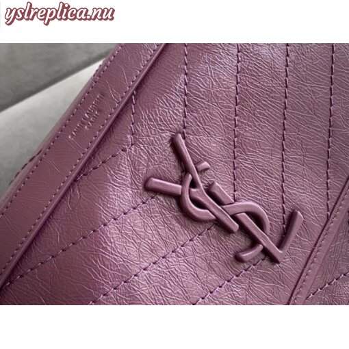 Replica YSL Fake Saint Laurent Medium Niki Bag In Prunia Crinkled Leather 6