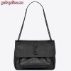 Replica YSL Fake Saint Laurent Medium Niki Bag In Prunia Crinkled Leather 12
