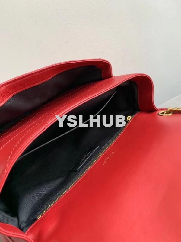 Replica YSL Fake Saint Laurent Medium Niki Bag In Red Lambskin 2