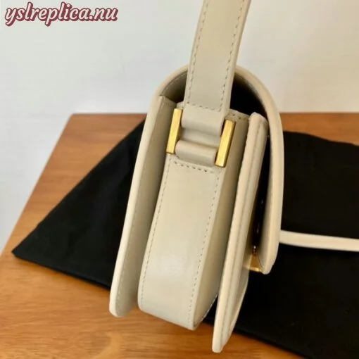 Replica YSL Fake Saint Laurent Solferino Small Bag In White Calfskin 3