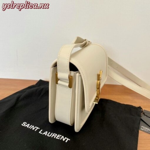 Replica YSL Fake Saint Laurent Solferino Small Bag In White Calfskin 10