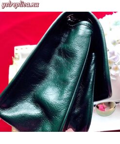 Replica YSL Fake Saint Laurent Medium Niki Bag In Turquoise Vintage Leather 2
