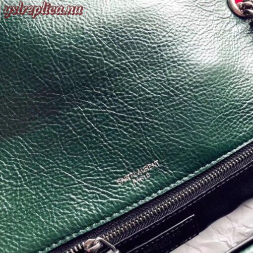 Replica YSL Fake Saint Laurent Medium Niki Bag In Turquoise Vintage Leather 8