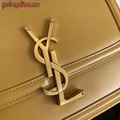 Replica YSL Fake Saint Laurent Solferino Small Bag In Brown Calfskin 6