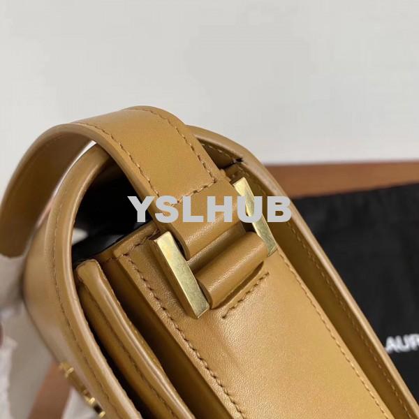 Replica YSL Fake Saint Laurent Solferino Medium Bag In Brown Box Calfskin