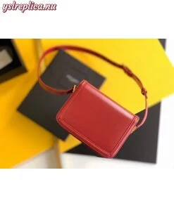 Replica YSL Fake Saint Laurent Solferino Small Bag In Red Calfskin 2