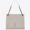 Replica YSL Fake Saint Laurent Medium Niki Shopping Bag In Sand Leather 11