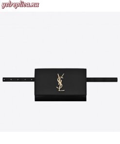 Replica YSL Fake Saint Laurent Black Kate Belt Bag