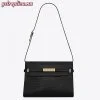 Replica YSL Fake Saint Laurent Solferino Medium Bag In Black Calfskin 13