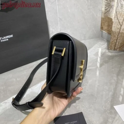 Replica YSL Fake Saint Laurent Solferino Medium Bag In Black Calfskin 3