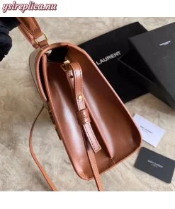 Replica YSL Fake Saint Laurent Cassandra Medium Bag In Beige Canvas