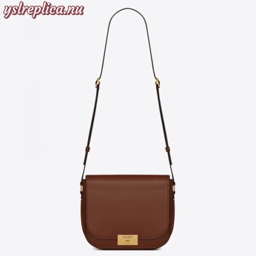 Replica YSL Fake Saint Laurent Betty Satchel In Camel Smooth Leather