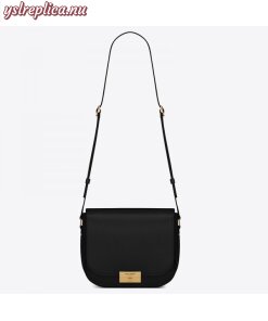 Replica YSL Fake Saint Laurent Betty Satchel In Black Smooth Leather