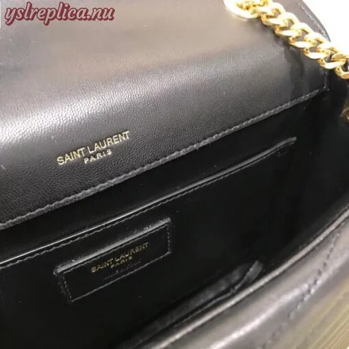 Replica YSL Fake Saint Laurent Medium Sulpice Bag In Black Matelasse Leather 7