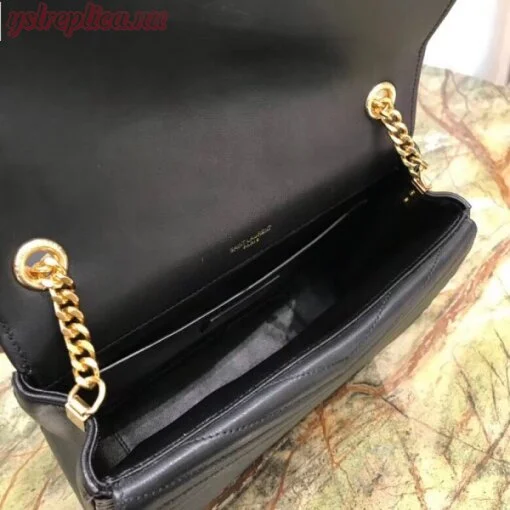 Replica YSL Fake Saint Laurent Medium Sulpice Bag In Black Matelasse Leather 8