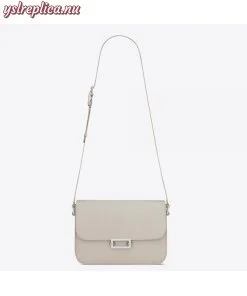 Replica YSL Fake Saint Laurent Le Pave Bag In White Calfskin