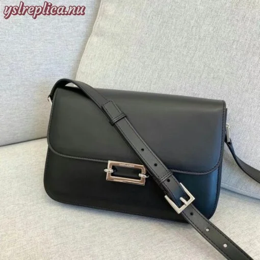 Replica YSL Fake Saint Laurent Le Pave Bag In Black Calfskin 12