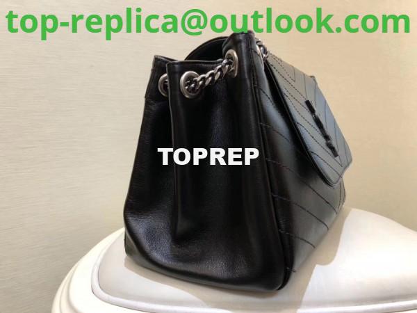 Replica YSL Fake Saint Laurent Medium Nolita Bag In Black Vintage Leather Replica YSL Fake Saint Laurent Medium Nolita Bag In Black Vintage Leather