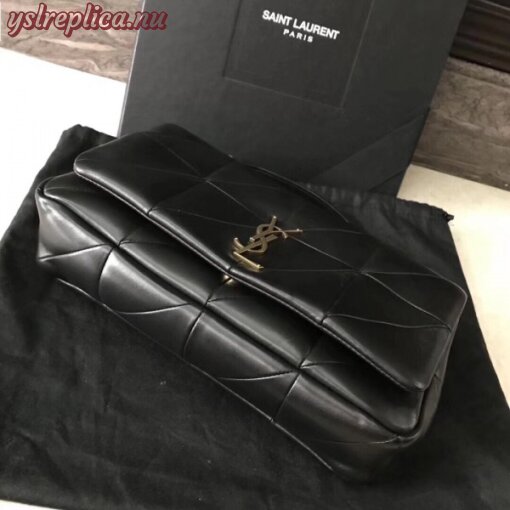 Replica YSL Fake Saint Laurent Medium Jamie Bag In Black Patchwork Leather 6