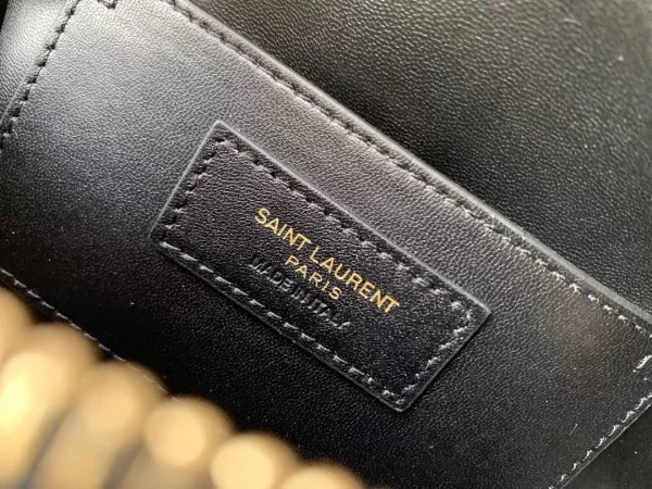 Replica YSL Fake Saint Laurent LE 61 Camera Bag In Black Leather 8