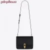 Replica YSL Fake Saint Laurent Carre Satchel Bag In Brick Leather 12