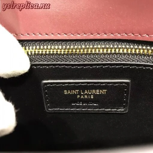 Replica YSL Fake Saint Laurent Bordeaux Cassandra Monogram Clasp Bag 7