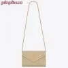 Replica YSL Fake Saint Laurent Monogram Zip Around Wallet In Powder Grained Leather 9