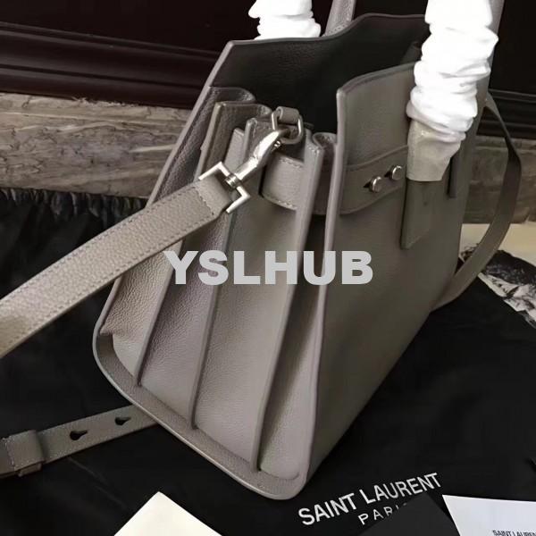 Replica YSL Fake Saint Laurent Small Sac de Jour Souple Bag In Fog Grained Leather 2