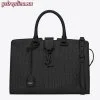 Replica YSL Fake Saint Laurent Sac De Jour Souple 36 Duffle Bag In Black Moroder Leather 10