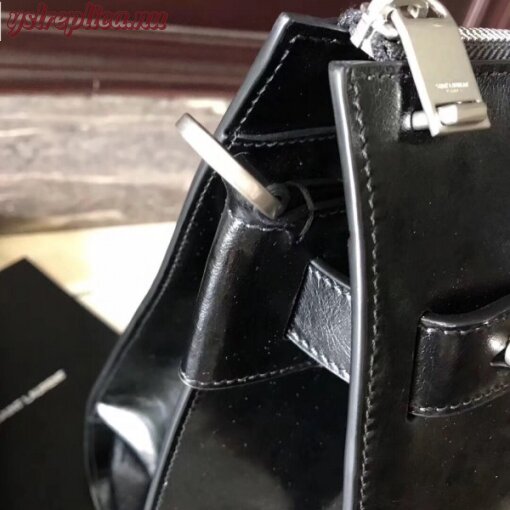 Replica YSL Fake Saint Laurent Sac De Jour Souple 36 Duffle Bag In Black Moroder Leather 7