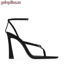 Replica YSL Saint Laurent Nadja Sandals In Crepe Satin