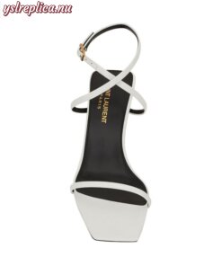 Replica YSL Saint Laurent Nuit Sandals in Patent Leather 2