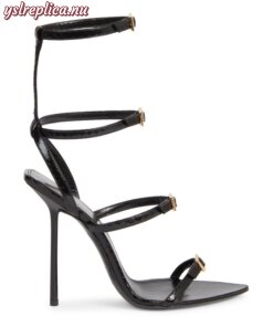 Replica YSL Saint Laurent Nuit Sandals In Lacquered Ayers
