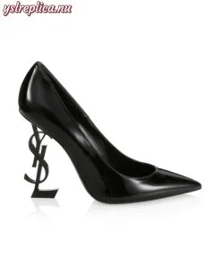 Replica YSL Saint Laurent Opyum Point-Toe Patent Leather Pumps