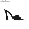 Replica YSL Saint Laurent Blade Slingback Pumps in Suede 5