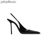 Replica YSL Saint Laurent Suite Heeled Mules in Leopard Velvet 5