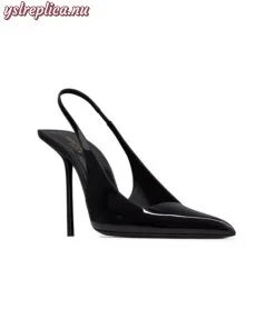 Replica YSL Saint Laurent Kiss Slingback Pumps in Patent Leather 2