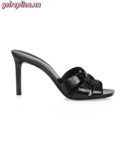 Replica YSL Saint Laurent Tribute 85MM Calfskin Mules