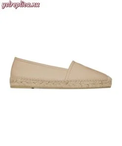 Replica YSL Saint Laurent Monogram Espadrilles In Lambskin