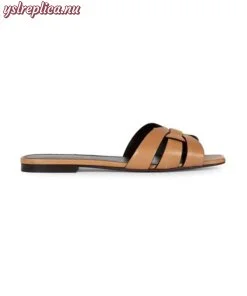 Replica YSL Saint Laurent Tribute Leather Slides