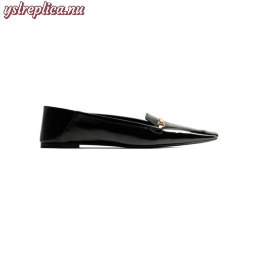 Replica YSL Saint Laurent Chris Slippers in Patent Leather